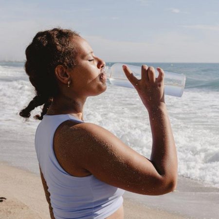 Woman Drinking Water